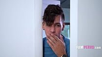 Hovering Stepson Fucks MILF In The Shower